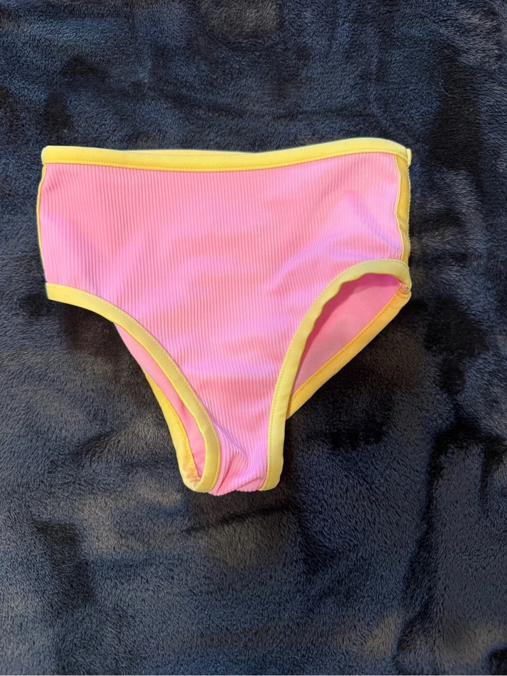 jumping beans Pink & Yellow Girls 3-Piece Swim Set with Floral Rash Guard